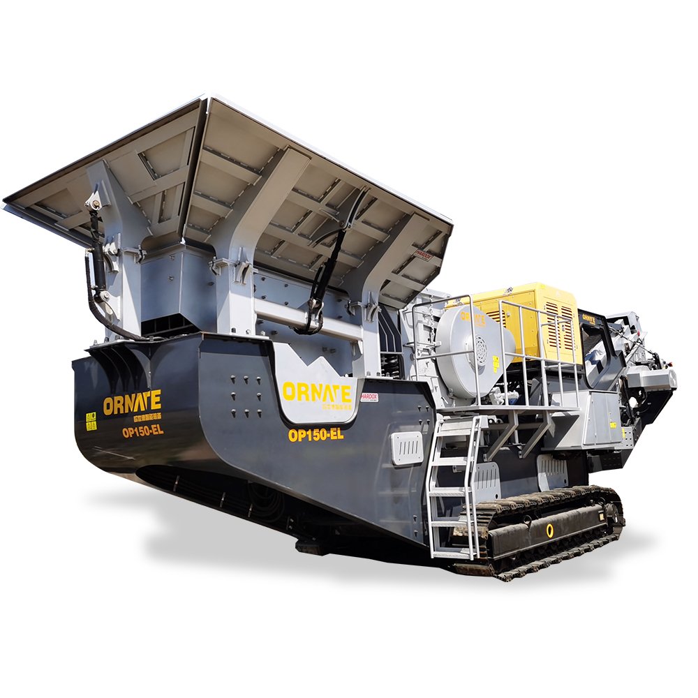 ore mining crushing plant mobile crushing and screening machine Granite gravel stone jaw crusher