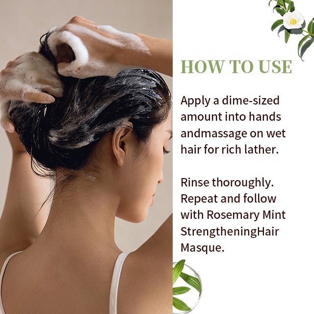ORGANIC VEGAN BIOTIN HAIR GROWTH ROSEMARY MINT STRENGTHENING SHAMPOO WHOLESALE 500ML ANTI-HAIR LOSS SHAMPOO
