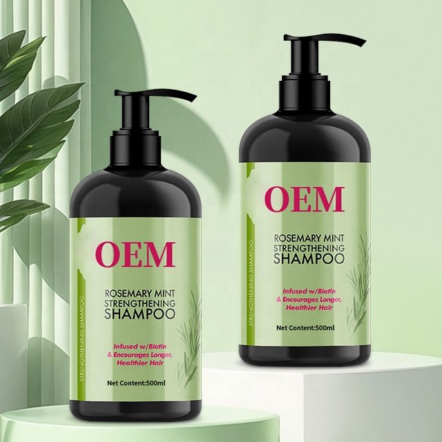 ORGANIC VEGAN BIOTIN HAIR GROWTH ROSEMARY MINT STRENGTHENING SHAMPOO WHOLESALE 500ML ANTI-HAIR LOSS SHAMPOO