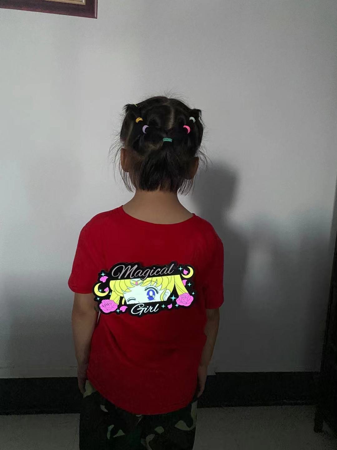 EL Sound Activated T-shirt applies to any clothing electroluminescent panel removable T-shirt luminescent panel