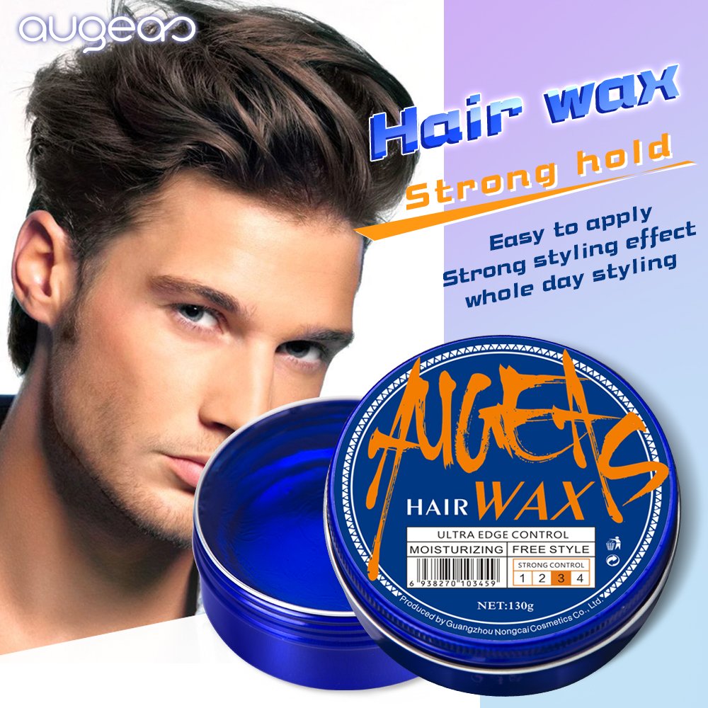 Private label cera para el cabello braiding gel shaping strong hold styling edge control hair wax for men women