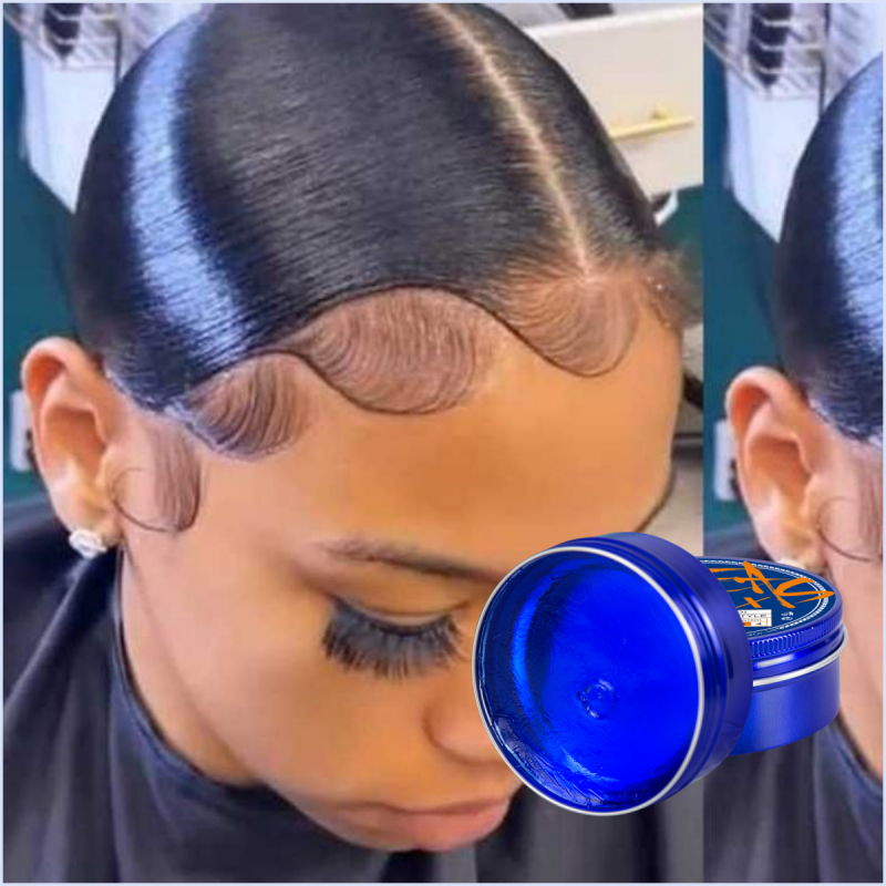 Private label cera para el cabello braiding gel shaping strong hold styling edge control hair wax for men women