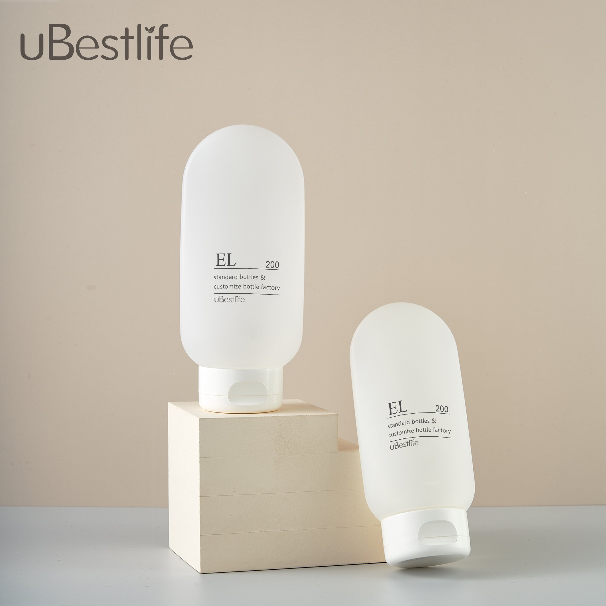 EL Cosmetic Packaging 30ml 60ml 100ml 120ml 150ml 200ml Plastic PE squeeze tube for cleanser sunscreen hand cream bottle