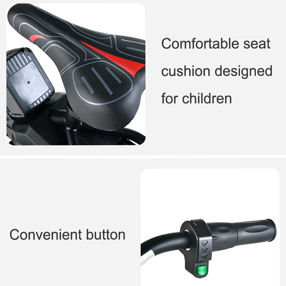 16 Inch 2 in 1 Race Toddler EL E Bicicleta Bicycle Cycle Ride on Car Electric Kids' Balance Bikes for Baby 4-10 Years Children