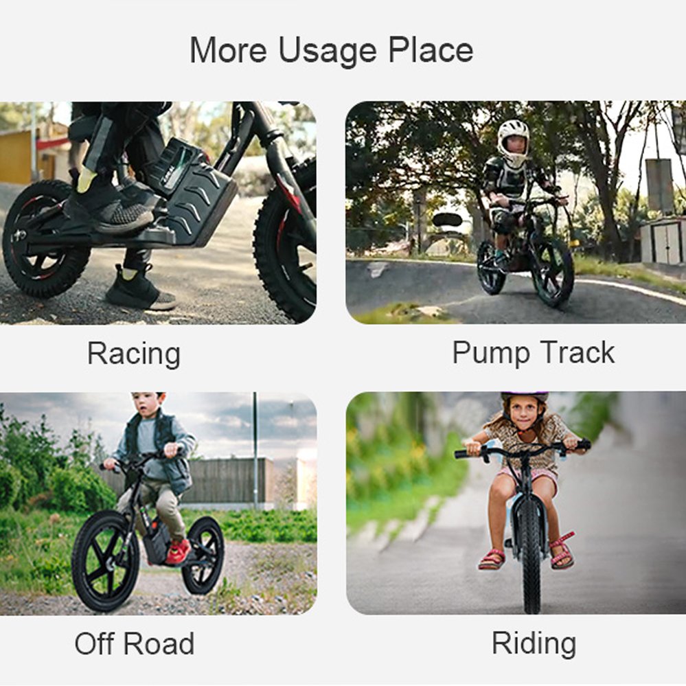 16 Inch 2 in 1 Race Toddler EL E Bicicleta Bicycle Cycle Ride on Car Electric Kids' Balance Bikes for Baby 4-10 Years Children