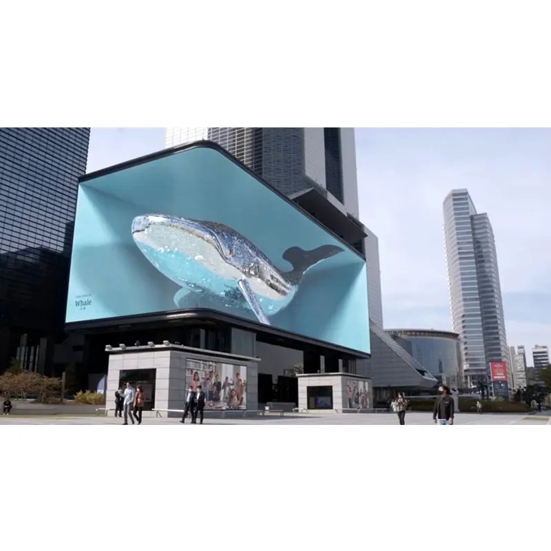 Naked-Eye 3D Effect HD Big Outdoor Advertising Multiple sizes LED Billboard Display Billboard Exterior giant Led Screen