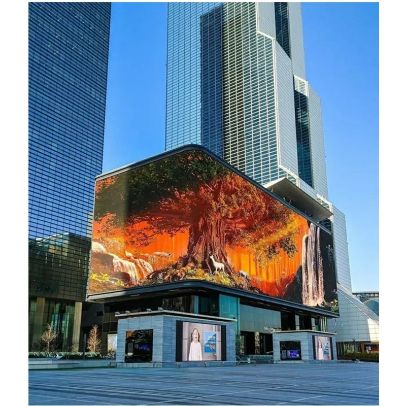 Naked-Eye 3D Effect HD Big Outdoor Advertising Multiple sizes LED Billboard Display Billboard Exterior giant Led Screen