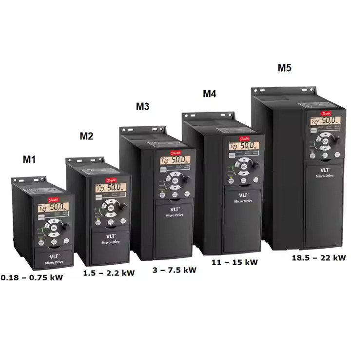 Danfoss DELTA VLT frequency converter panel fc51 VFD single three-phase 380v2 2347kw fan water pump 132f0017 Frequency Converter