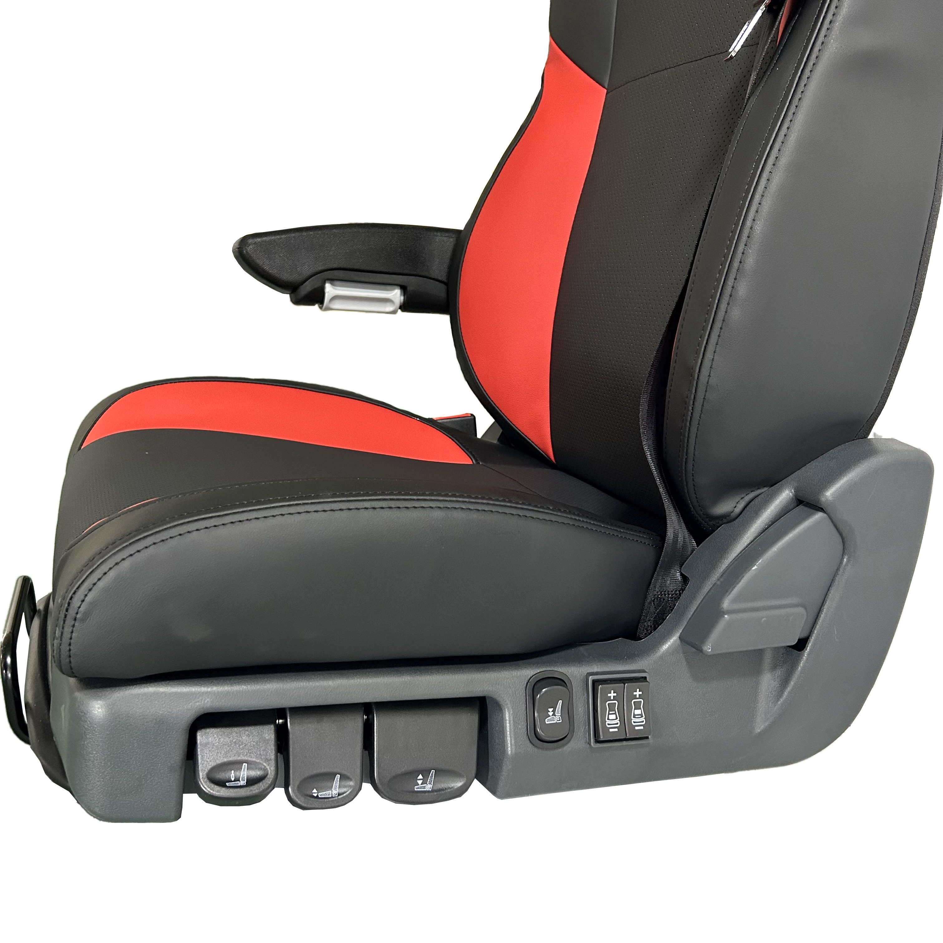 Universal Black Pvc Leather Carbon Look With Double Slider Red Sitich Recaro Racing Seat - Buy Sport Racing Seat,Carbon Look,Dou