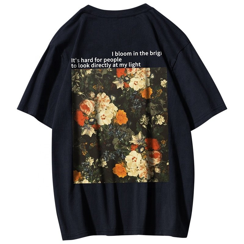 Factory Direct Sale Short Sleeve Round Neck Shirt Big Tall Men's Stock T-shirt White Tshirt