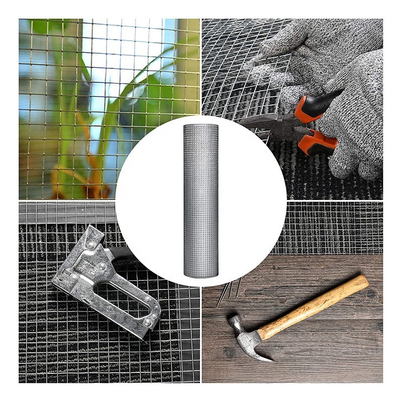 El electro 2*2 5*5 4*4 galvanizo la cerca de la pajarera de la malla de alambre del hierro soldado con autogena