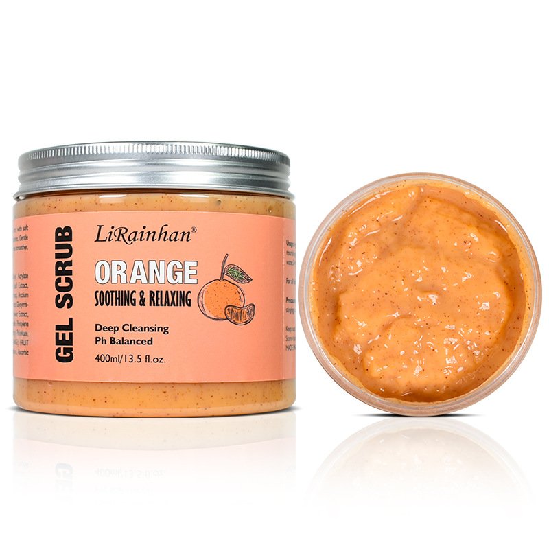 OEM Body Cleansing Products Private Labels Natural Fruits Plant Extract Exfoliating Body scrub (400g/13.5fl.oz)
