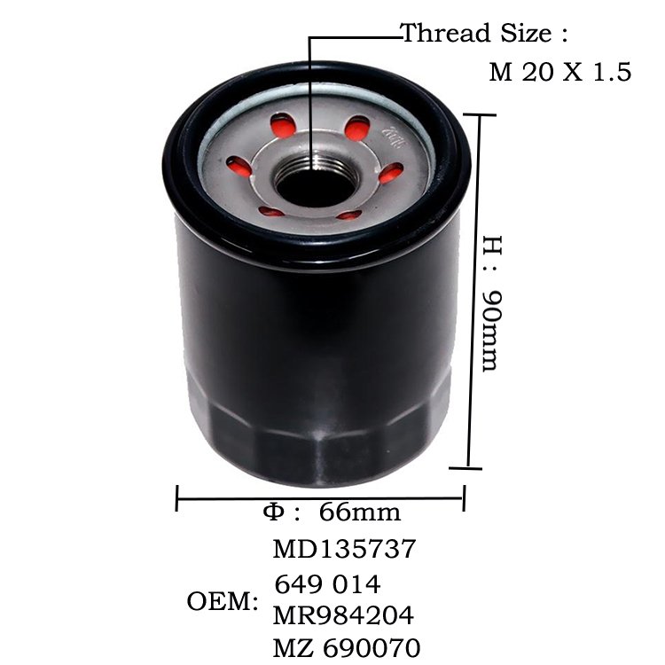 Oil filters md135737 93156956 94314263 for my car premium synthetic guard sweft oil filter