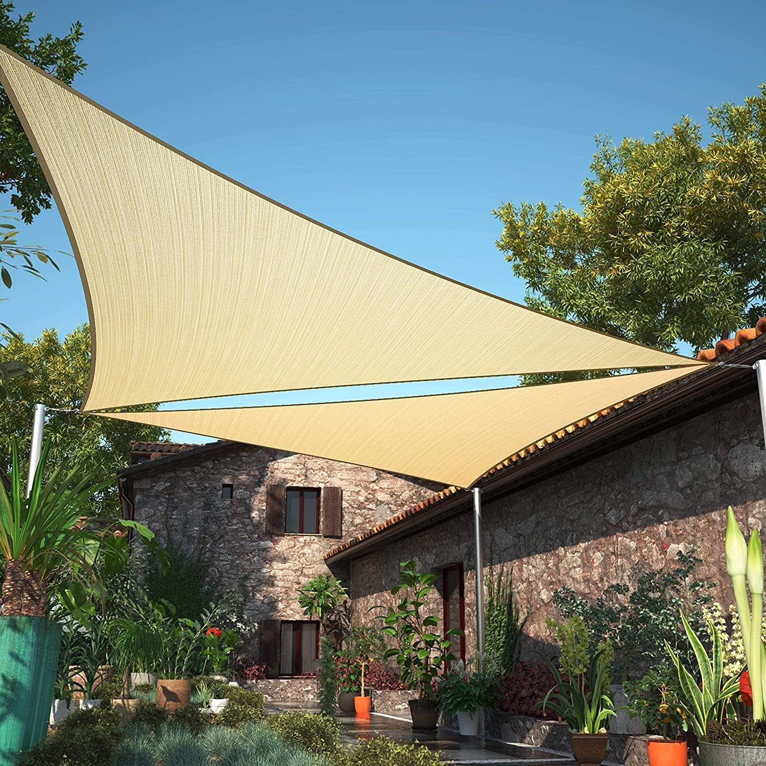 Cheap price waterproof 100% hdpe uv block velas de sombra para el sol red de sombra sun shade sails shade net for outdoor garden