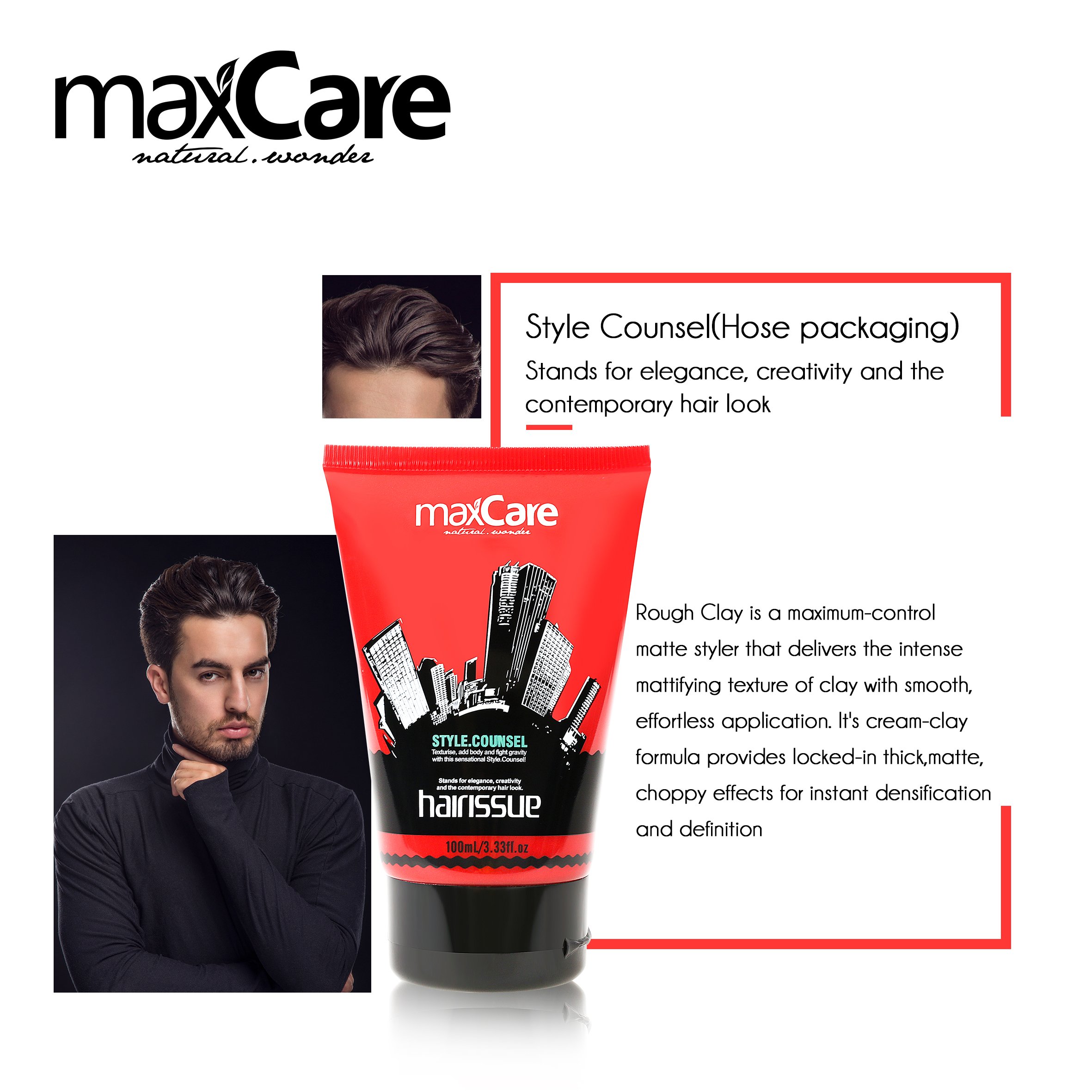 Productos de gel para peinar el cabello de larga para hombre de marca privada, fuerte, 100g, venta al por mayo