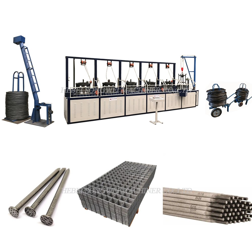 Steel Wire drawing machine reduce diameter with high output