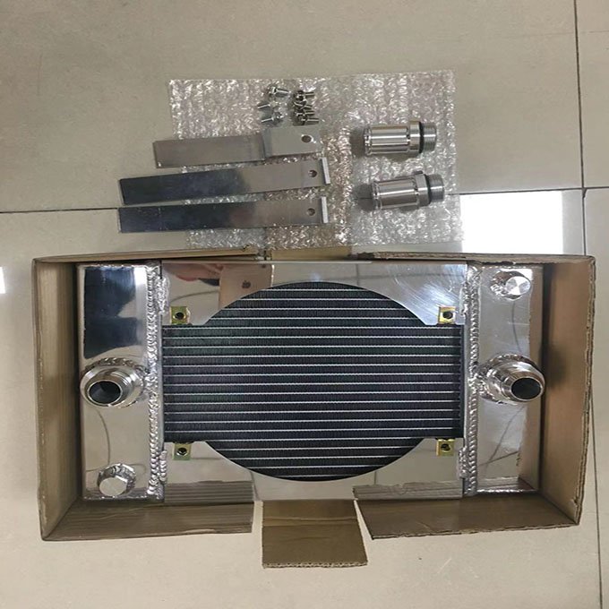 Aluminium race Radiator Rad Upgrade 70 Core Depth 4-Row Downflow