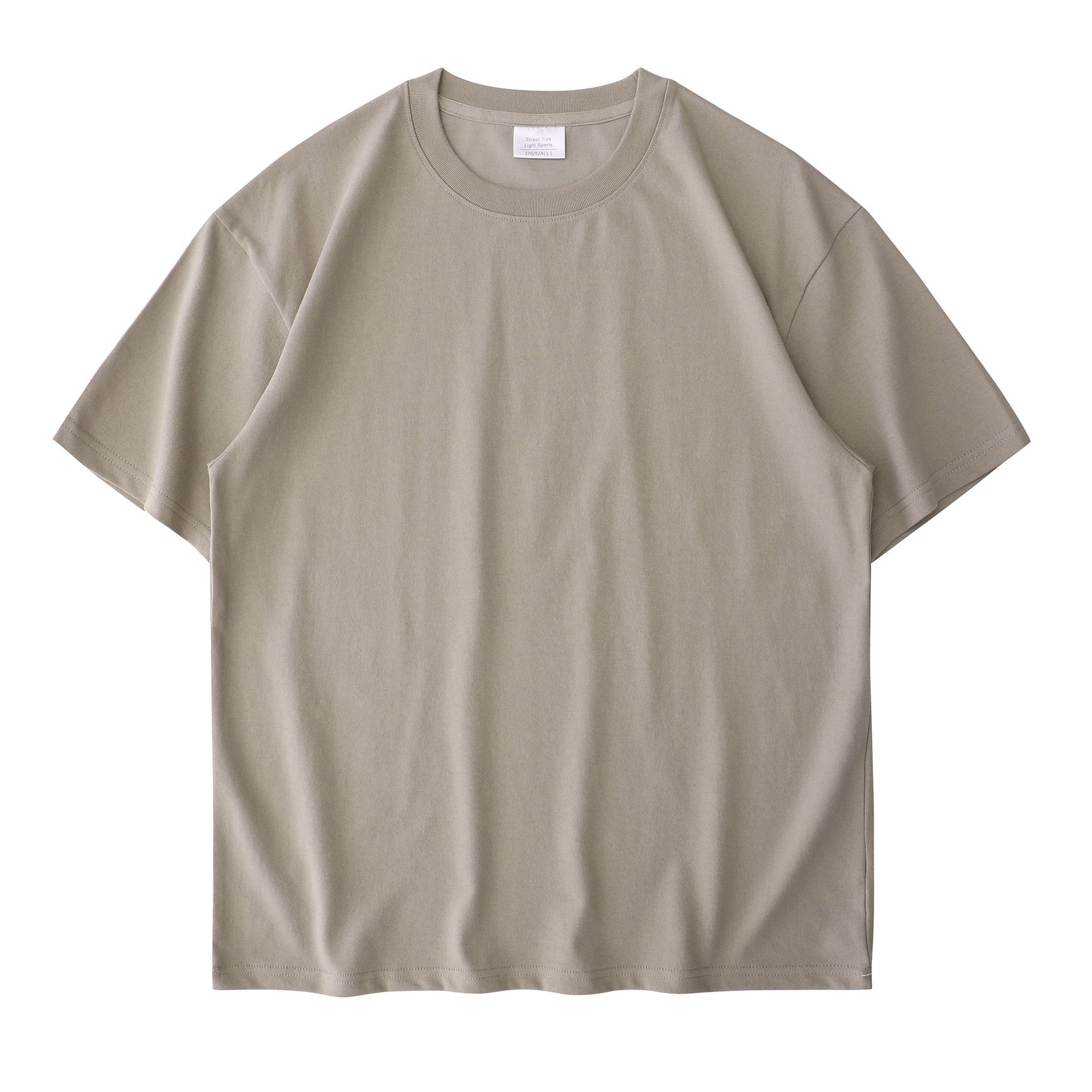 240g Cotton Oversized Print Tshirt Drop Shoulder Custom Heavy Weight Blank Short Sleeve ODM Gym Use High Plain Dyed Jersey