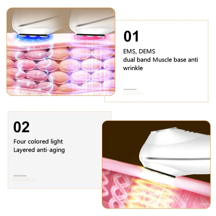 Household Multifunctional Beauty Equipment RF Beauty Instrument EMS Lifting Firming And Anti-wrinkle Beauty Instrument