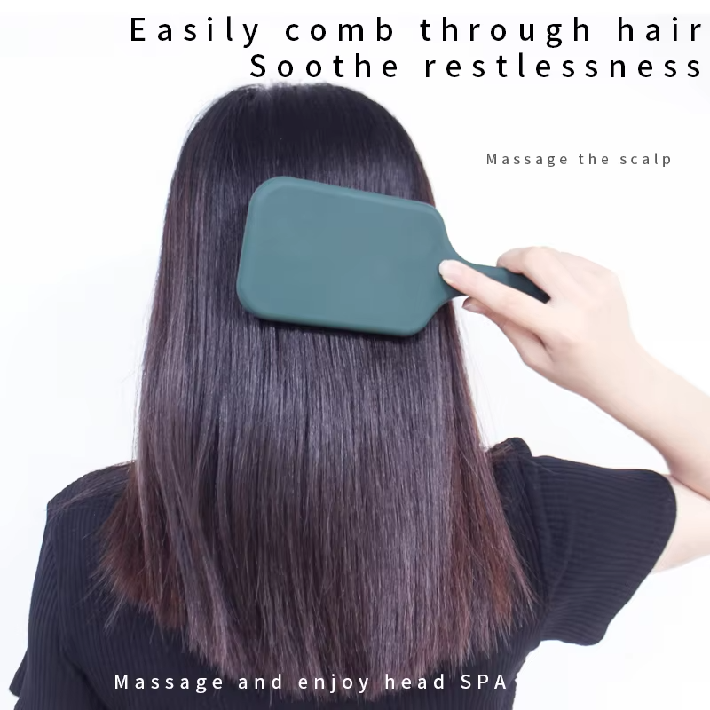 2024 new design product China high standard pore design massage comb soothing scalp caring massage comb hairdressing brush
