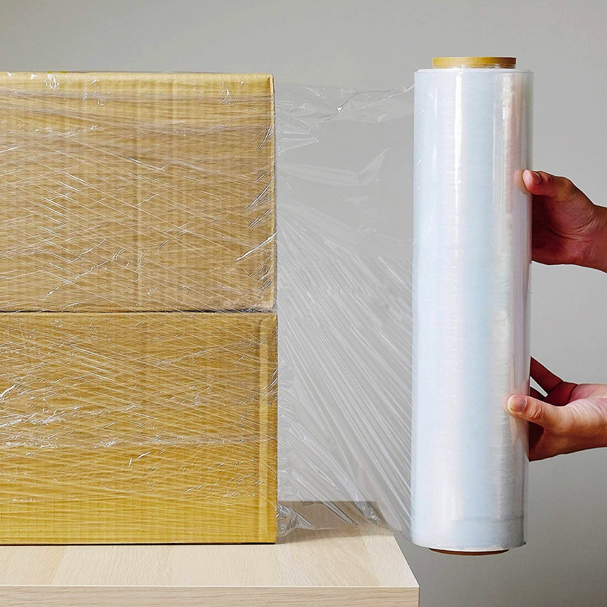 High Quality Stretch Film 50 Cm X 300 Meters - 17Mc - 23 Mc Or Special Order Extra Flexible Best Price Best Product