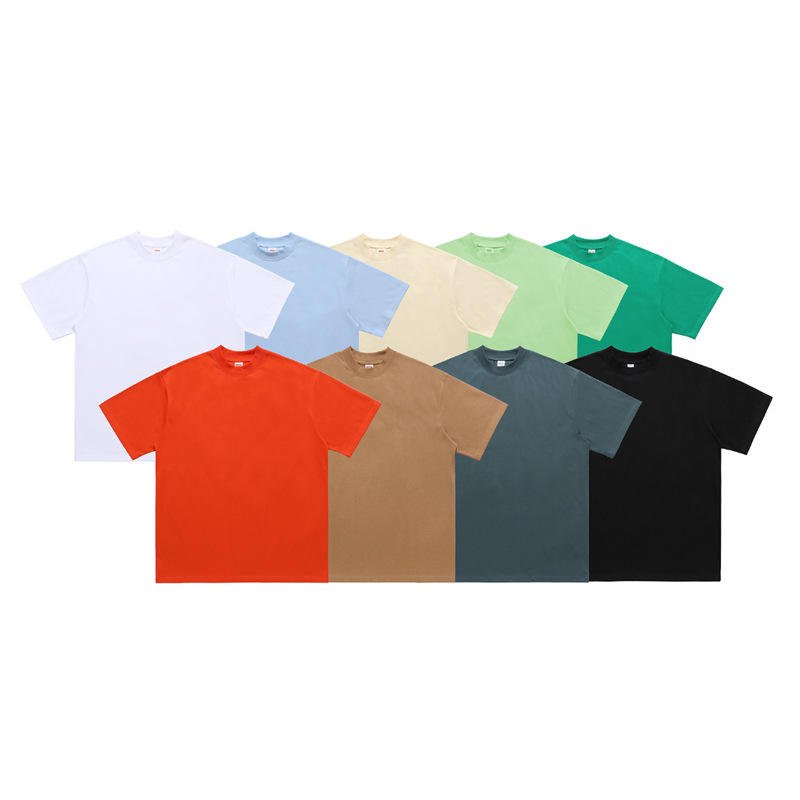 2024 Fashion Custom Men Vintage Oversized t-shirt for men 100% Cotton Loose Vintage heavyweight t-shirt New Arrival