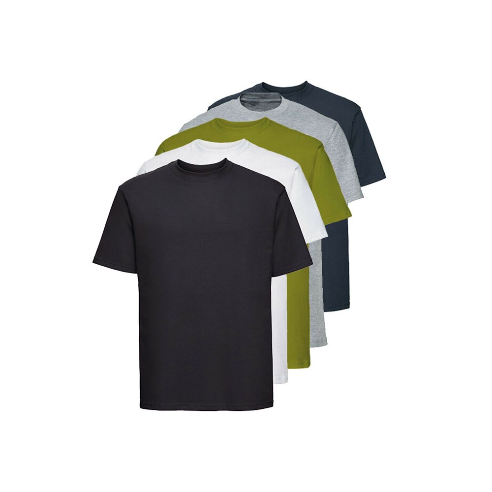 Durable and Soft Short Sleeve Tee Shirt for Everyday Wear Solid Color Casual T-Shirt Premium & High Quality Product Wholesale