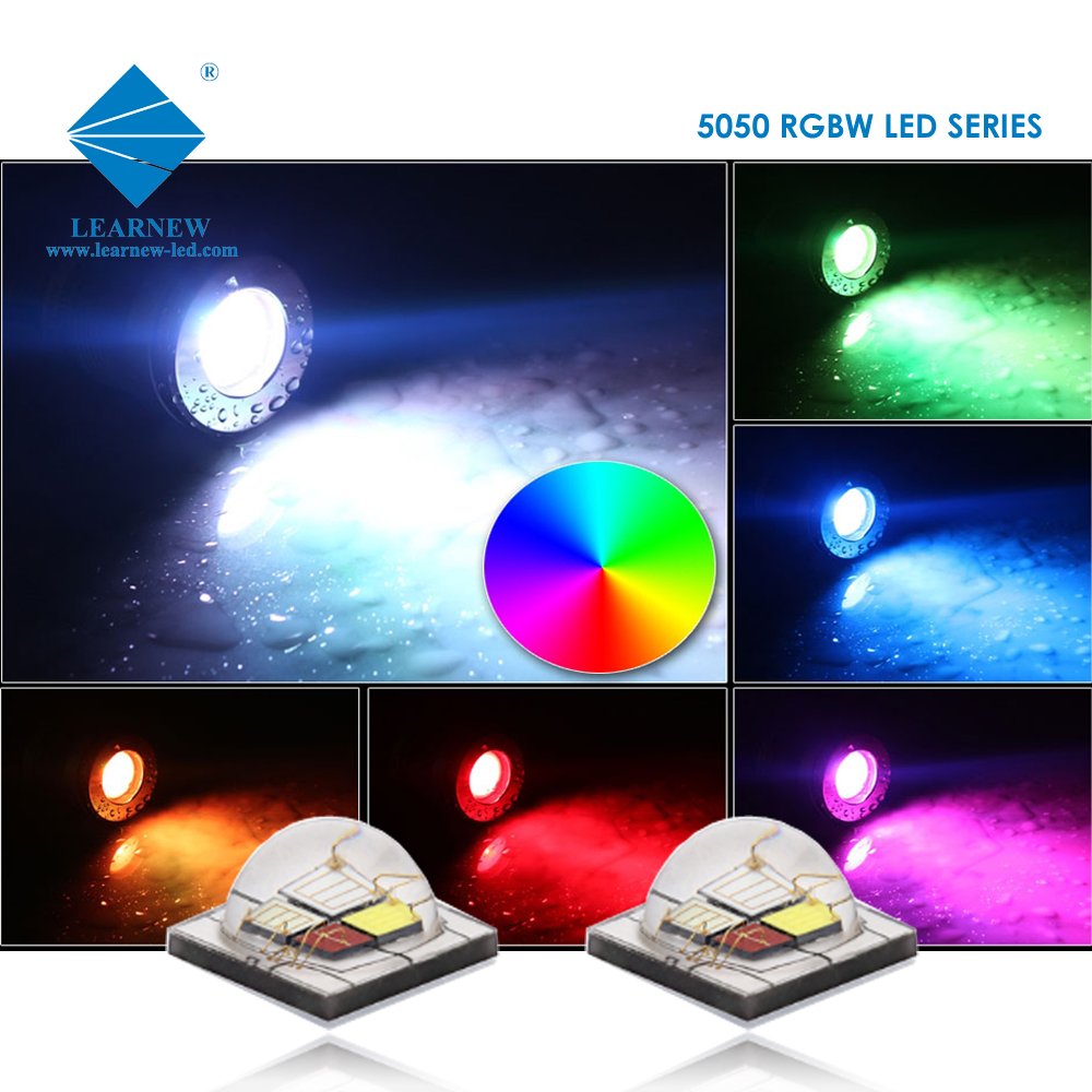 Free Samples high performance epistar chip ceramic 4w 3535 high power SMD RGBWW RGBW LED chip for led stage light