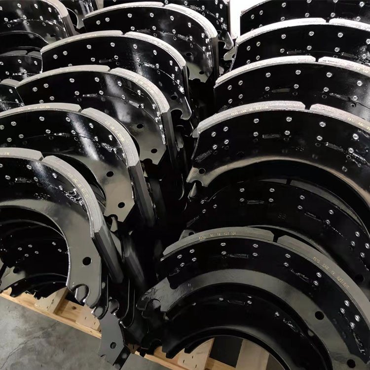Full automatic production lines Brake block Shorter stopping distance Truck Brake Pad Brake Lining set replace 4707