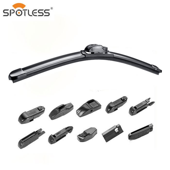 SPOTLESS HOT selling products 2024 multi-function boneless wiper silicon car wiper blade for car windscreen