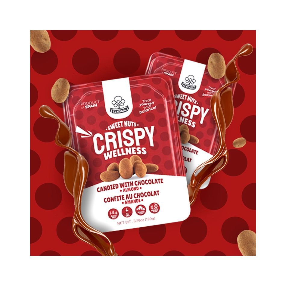 High-Quality Candied Nuts Chocolate Spanish Almonds - Sweet Nuts Tray Ideal For Decadent Desserts And Snacking