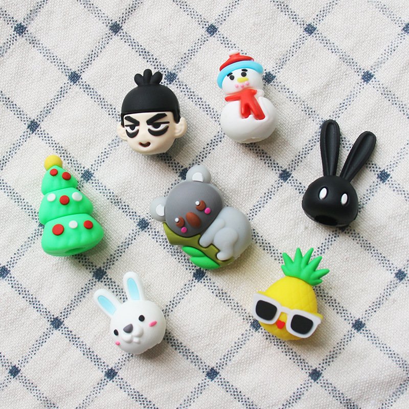 Eco-friendly 3D Cartoon Cute Characters Pen Pencil Gel Pen Topper Office School Supplies Figurine Manufacturer