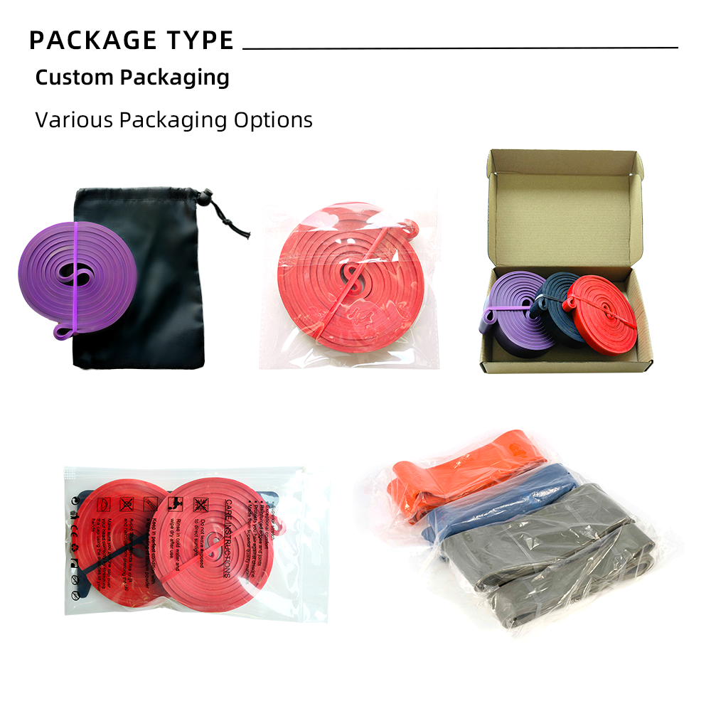 GEDENG 5Pcs Heavy Duty Exercise Loops El Gym Resistant Fitness Band Tpe Natural Latex Resistance Bands