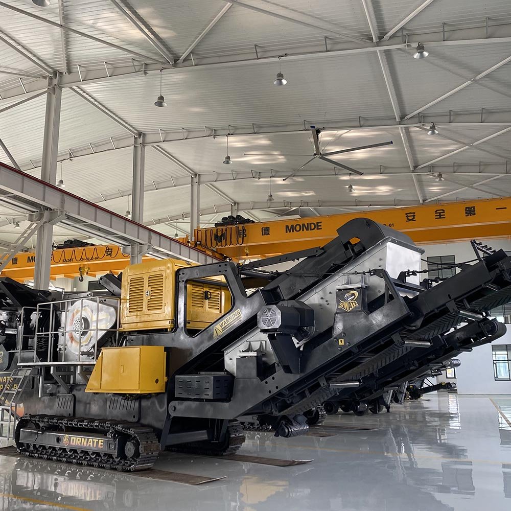 MONDE Mobile Crusher Bucket For Granit With Feeder Jaw Crusher