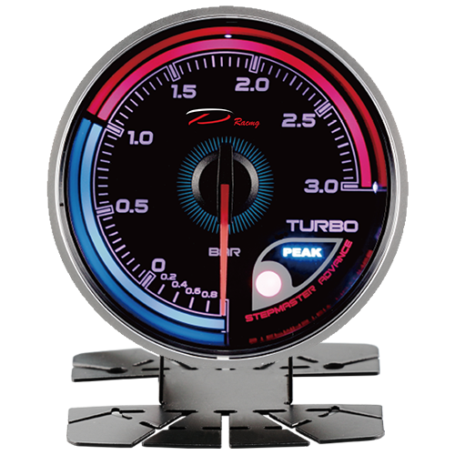 60mm racing boost turbo gauge 256 colors led display
