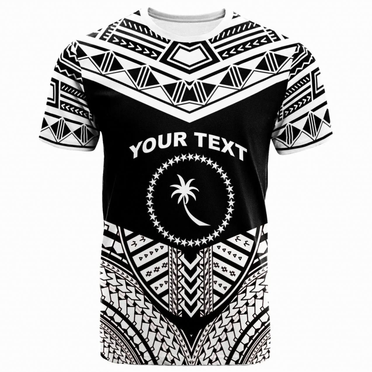 Drop Shipping Products 2024 Polynesian Tribal Chuuk Designer High Quality T Shirts Wholesale Custom Logo Personalized Beach Tops