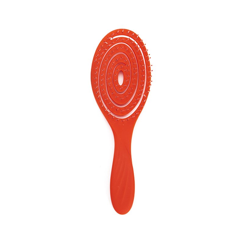 salon Styling Plastic Hollow brosse cheveux afro cepillos Curved para el cabello Hairdressing Detangling vent brush