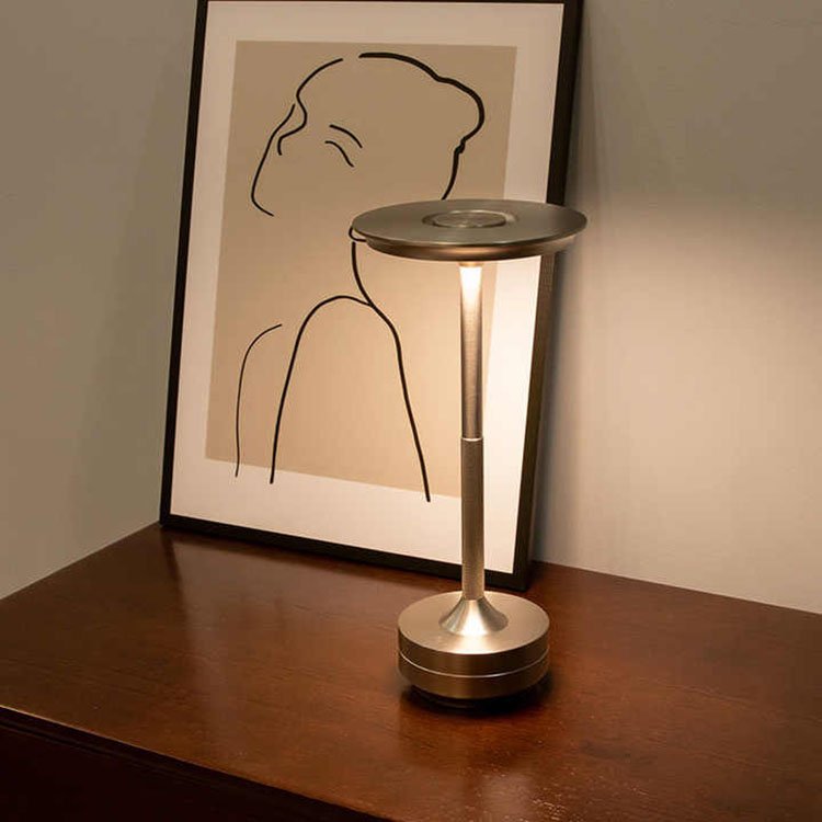 Home Decor Bedside Desk Night Light Modern Light Rechargeable Bedside Table Lamp Luxury LED Desk Lamp Romantic Dinner Table Lamp