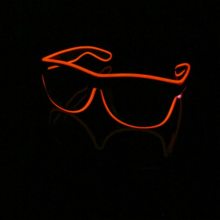 Led Glasses Neon Party Flashing Glasses EL Wire Glowing Gafas Luminous Bril Novelty Gift Glow Sunglasses Bright Light Supplies
