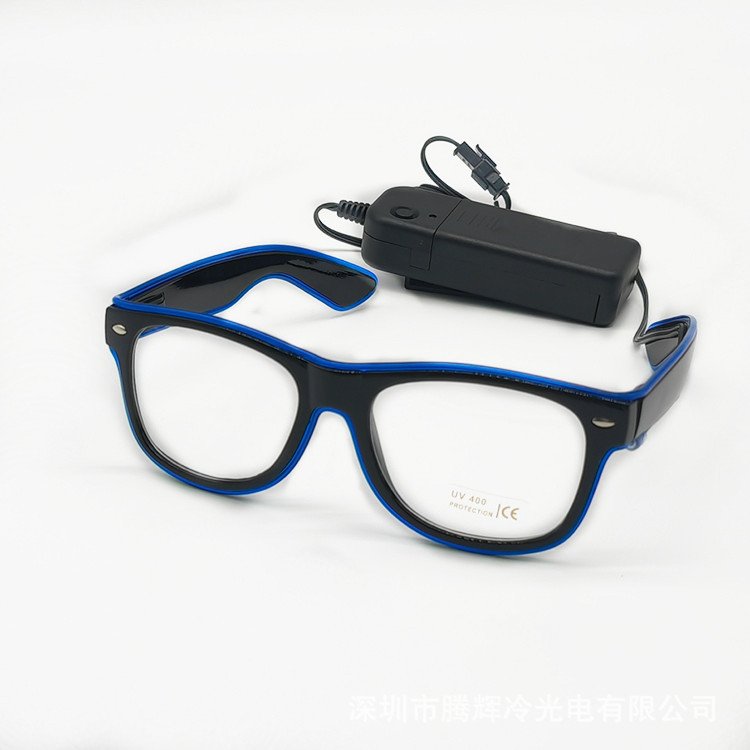 Led Glasses Neon Party Flashing Glasses EL Wire Glowing Gafas Luminous Bril Novelty Gift Glow Sunglasses Bright Light Supplies