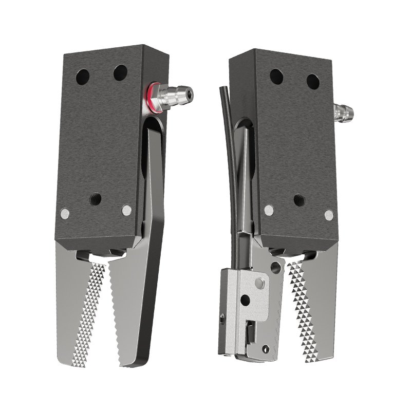 CHK Series Robotic Gripper Pneumatic Clamp Runner Chuck EM EX EX EL Type Gripper With Or Without Sensor
