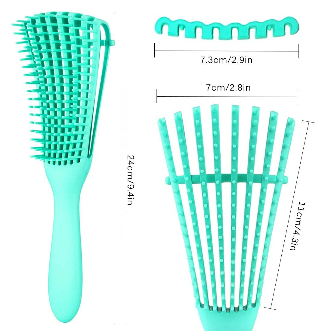 new product ideas 2024 Afro hair brush packaging box Curly Hair cepillo para el cabello Detangling Hair Brush straightener