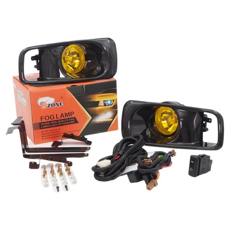 Car Front Bumper Fog Driving Lights Lamps Accessories Assembly For Honda Civic 1999 2000