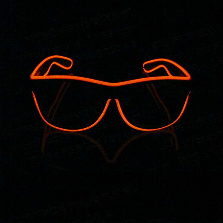 Hot Selling Flashing Led EL Glasses Light Up Sunglasses For Party Luminous Led Glasses party Decoration Supplies