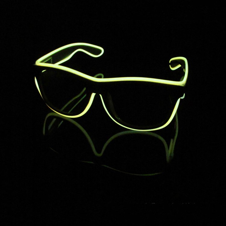 Hot Selling Flashing Led EL Glasses Light Up Sunglasses For Party Luminous Led Glasses party Decoration Supplies