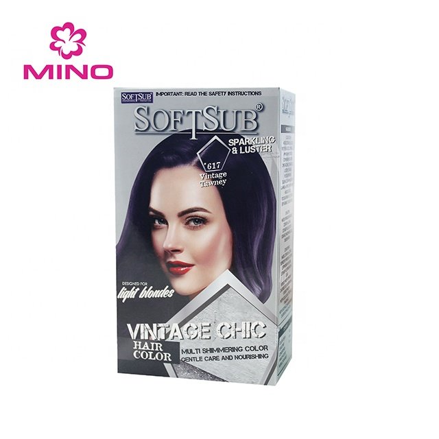 Salon hair color brands hair care products for natural hair dyeing cream