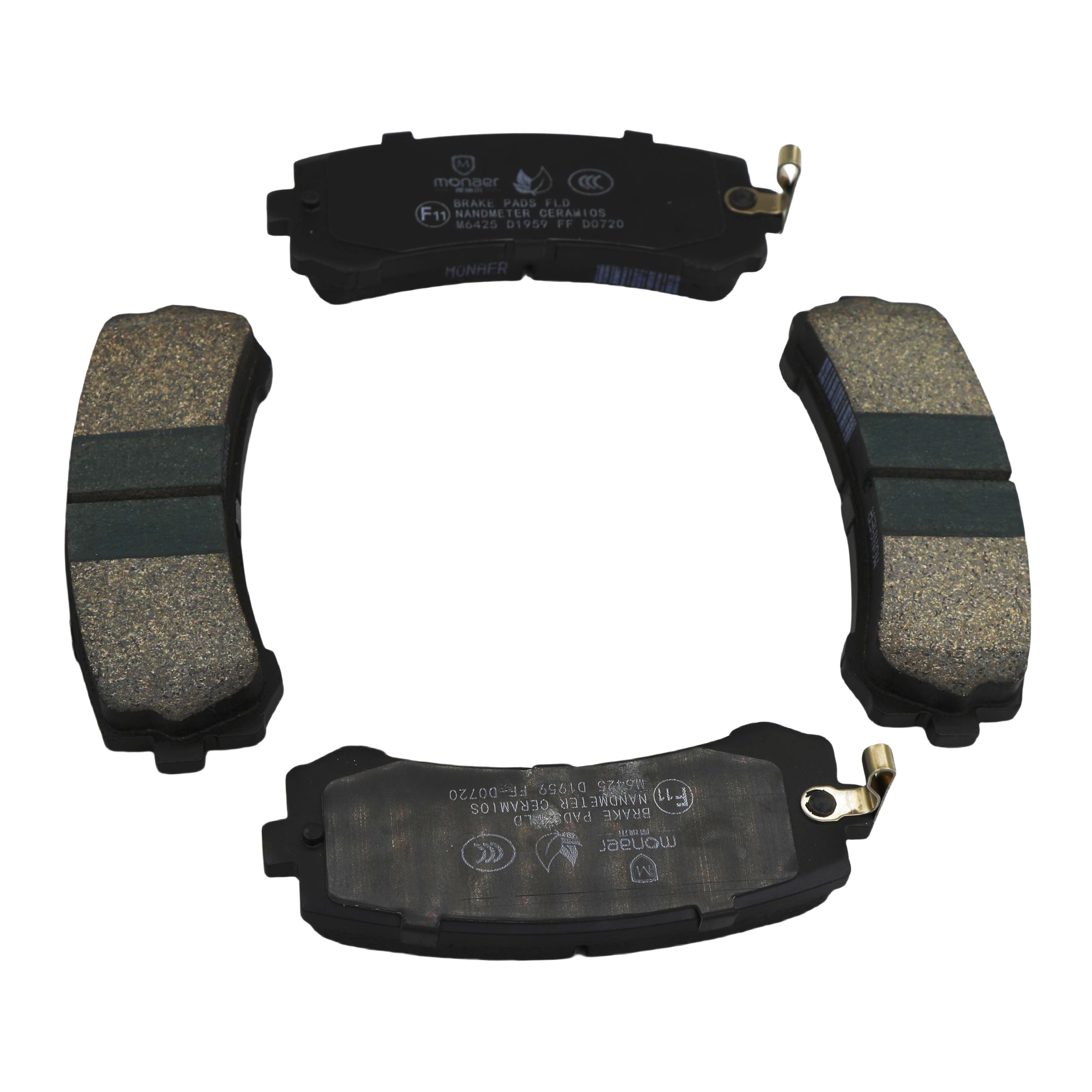 High Performance Auto Parts D2310 Ceramic Front Disc Brake Pad for Nissan 41060-Vb2X0/41060-Vc091/41060-Vc290/Ay040-Ns083