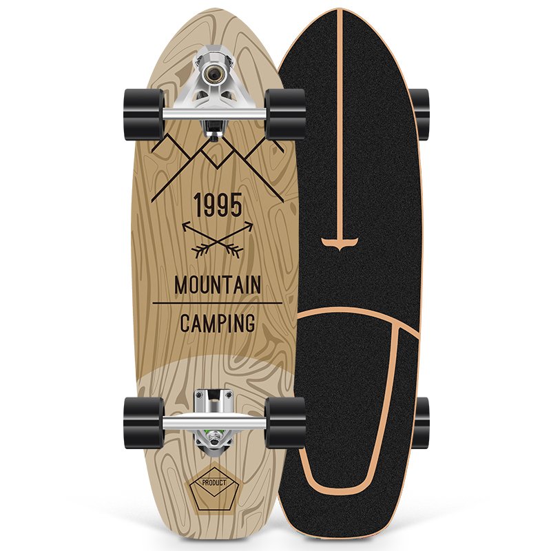 Wholesale Products 30inches Surfing Skate Cruiser Skateboards Land Surfboard