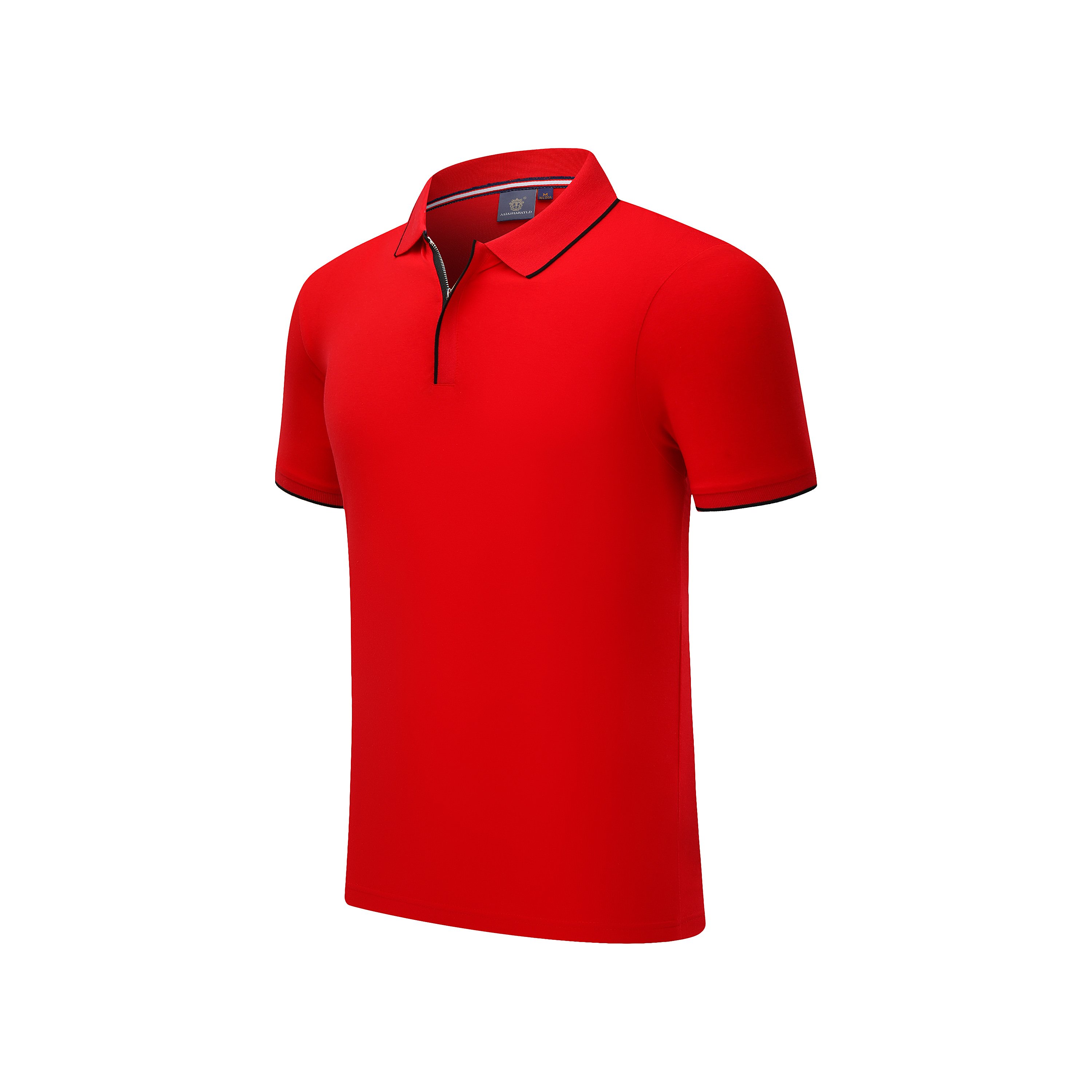 new products 2020 Quality Short Sleeve Men Red Knitted Polo T Shirt Polo Shirt printing