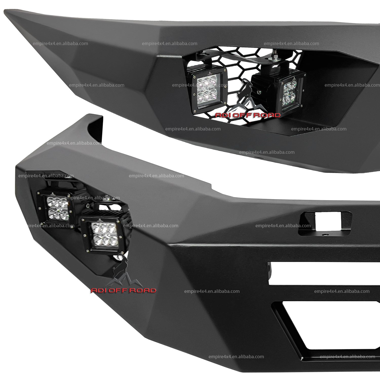 F15 Series high quality With 4 LED lights steel front bumper bull bar for Ranger xlt xls wildtrak px2 px3 T7 T8 2016~2021